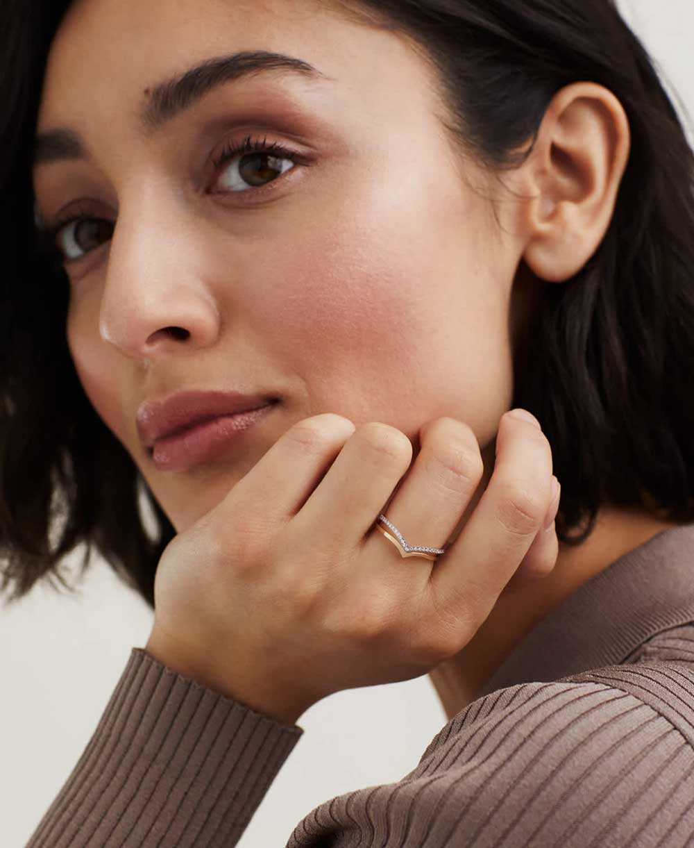 Wishbone Stack Ring - Image 2