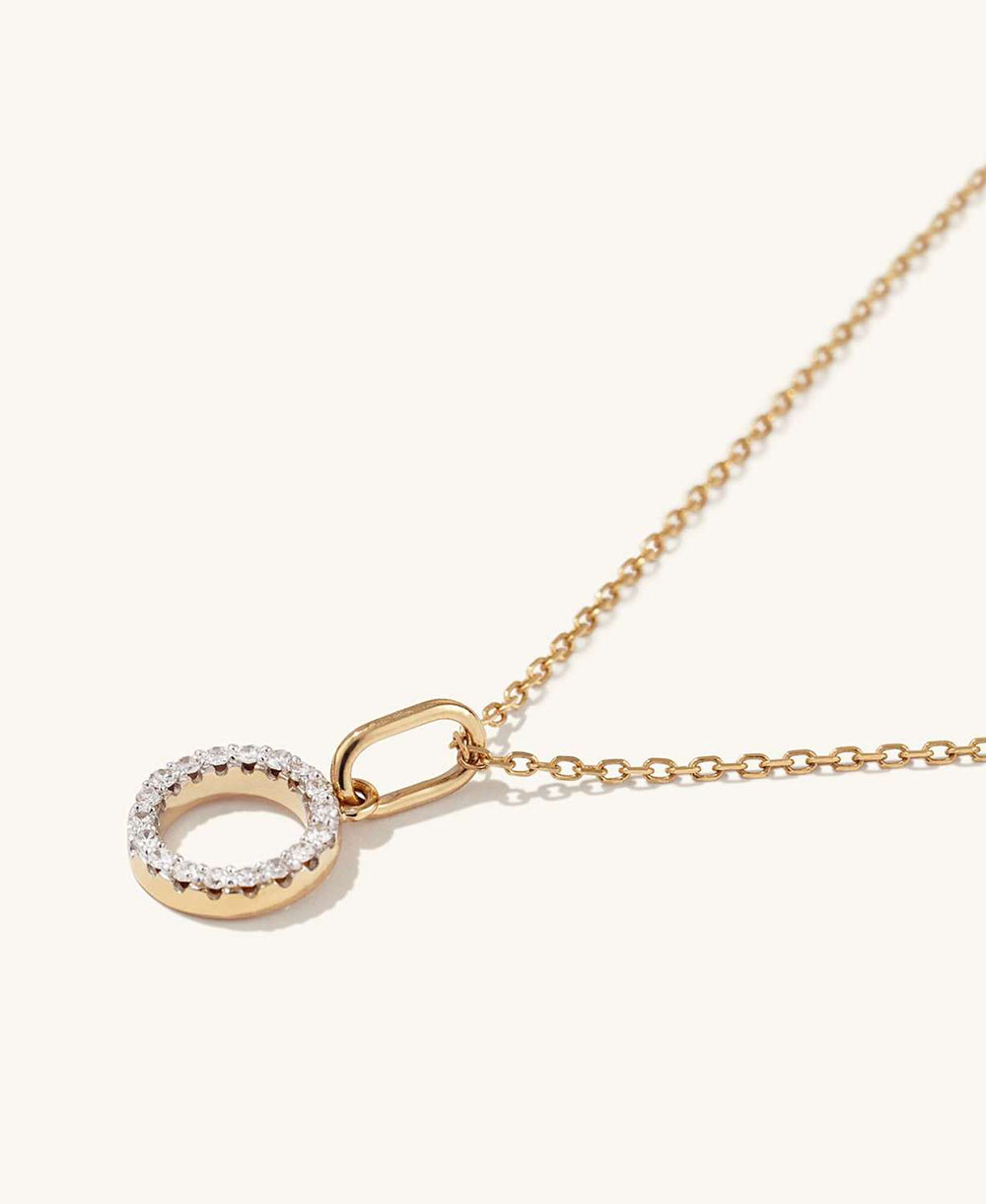 Diamond Letter Charm - Image 3