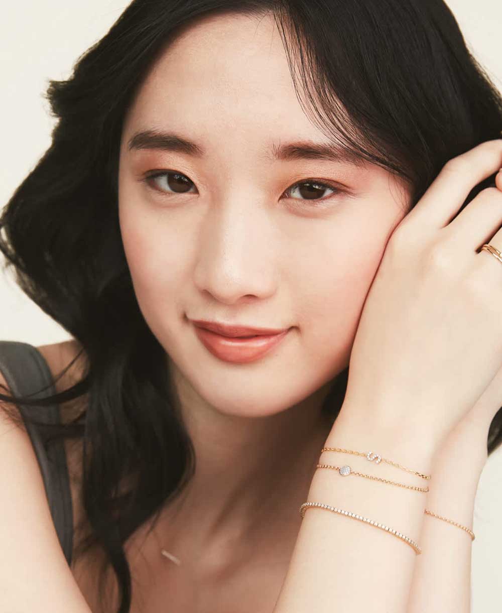 Diamond Letter Bracelet - Image 4