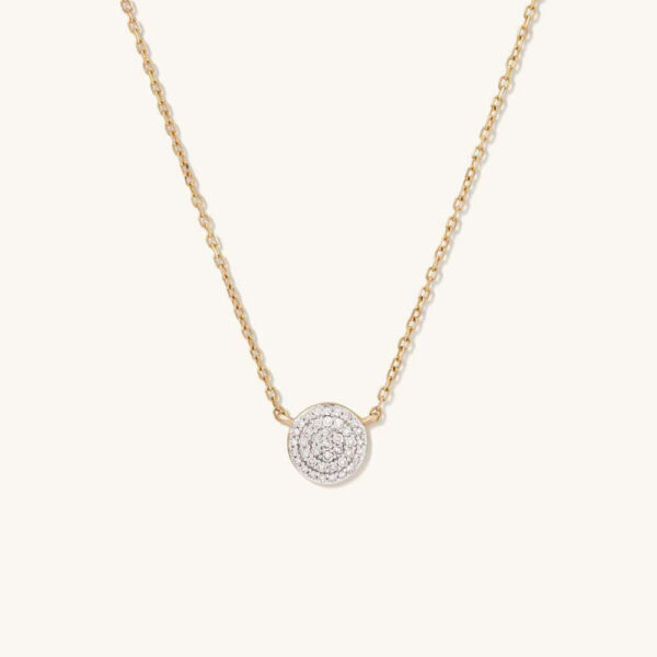 Diamond Round Necklace